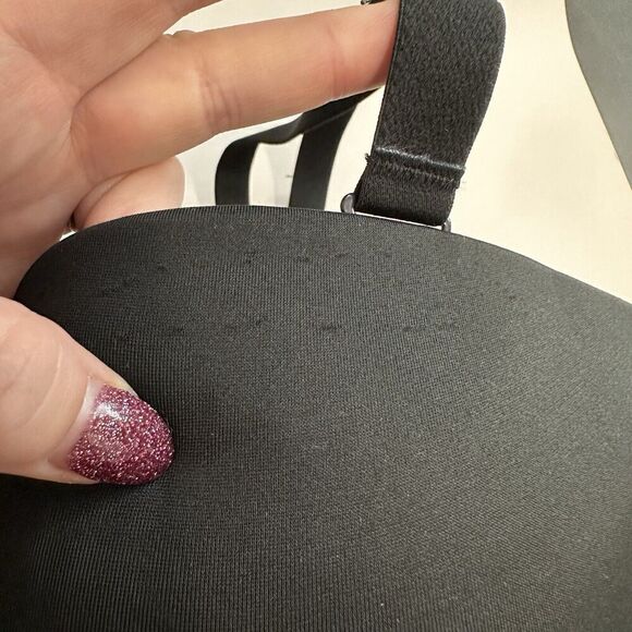 Lane Bryant Cacique Multi Way Boost Strapless Bra 46DDD Black Convertible Straps - Picture 11 of 11